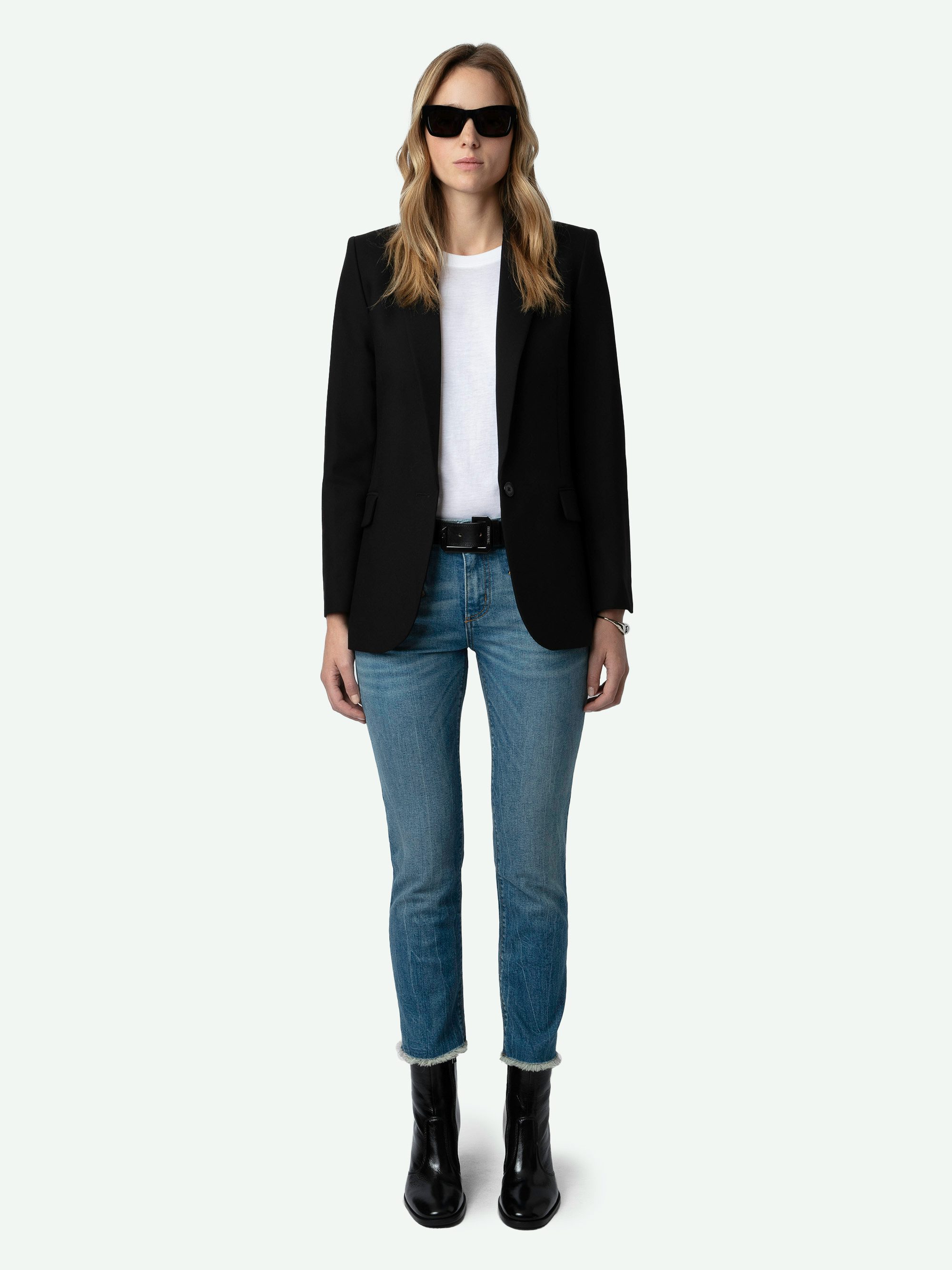 Preiser Ankle Boots - Patent- and crinkle-effect leather ankle boots.